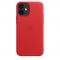 Чехол-накладка для iPhone 12 mini - Apple Leather Case with MagSafe - (PRODUCT)RED (MHK73)