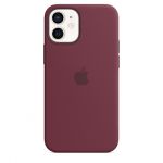 Чехол-накладка для iPhone 12 mini - Apple Silicone Case with MagSafe - Plum (MHKQ3)