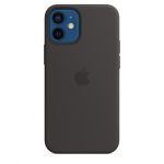 Чехол-накладка для iPhone 12 mini - Apple Silicone Case with MagSafe - Black (MHKX3)
