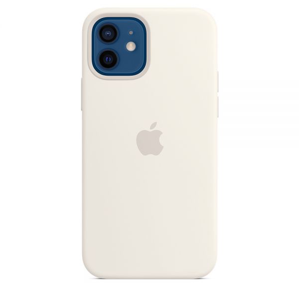 Чохол-накладка для iPhone 12/12 Pro - Apple Silicone Case with MagSafe - White (MHL53)