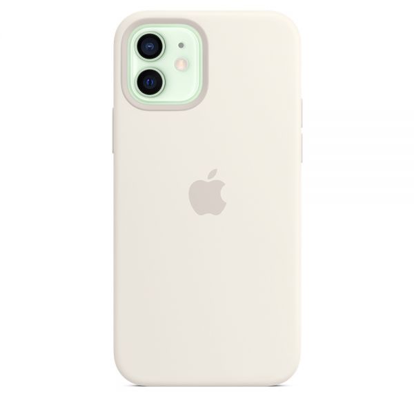 Чохол-накладка для iPhone 12/12 Pro - Apple Silicone Case with MagSafe - White (MHL53)