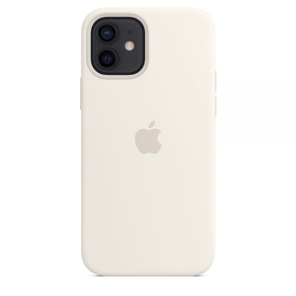 Чохол-накладка для iPhone 12/12 Pro - Apple Silicone Case with MagSafe - White (MHL53)