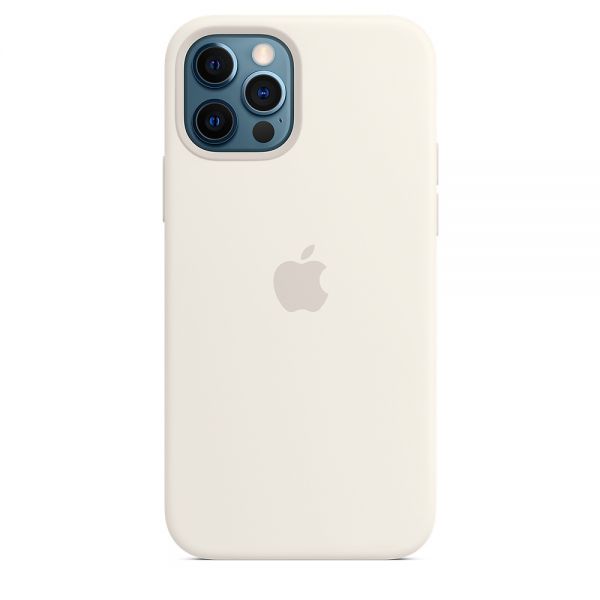 Чохол-накладка для iPhone 12/12 Pro - Apple Silicone Case with MagSafe - White (MHL53)