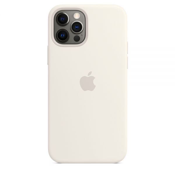 Чохол-накладка для iPhone 12/12 Pro - Apple Silicone Case with MagSafe - White (MHL53)