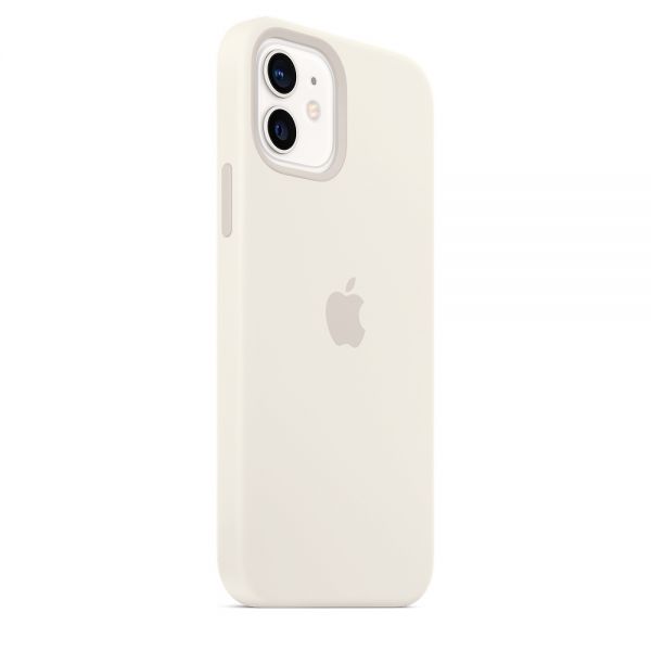 Чохол-накладка для iPhone 12/12 Pro - Apple Silicone Case with MagSafe - White (MHL53)