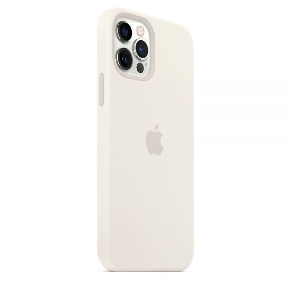 Чохол-накладка для iPhone 12/12 Pro - Apple Silicone Case with MagSafe - White (MHL53)