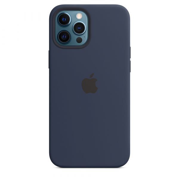 Чехол-накладка для iPhone 12 Pro Max - Apple Silicone Case with MagSafe - Deep Navy (MHLD3)