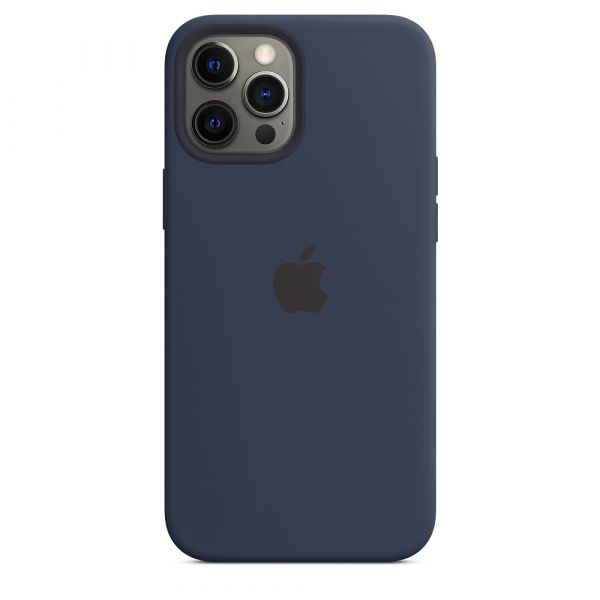 Чехол-накладка для iPhone 12 Pro Max - Apple Silicone Case with MagSafe - Deep Navy (MHLD3)