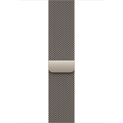 Apple Watch Series 12 LTE 46mm Natural Titanium Case with Natural Milanese Loop M/L (MJGQ4)