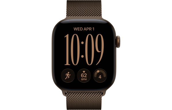 Apple Watch Series 12 GPS 42mm Dark Bronze Al Case with Dark Bronze Milanese Loop (MKDC4)