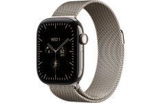 Apple Watch Series 12 GPS + Cellular 42mm Natural Titanium Case with Natural Milanese Loop (MJGH4)