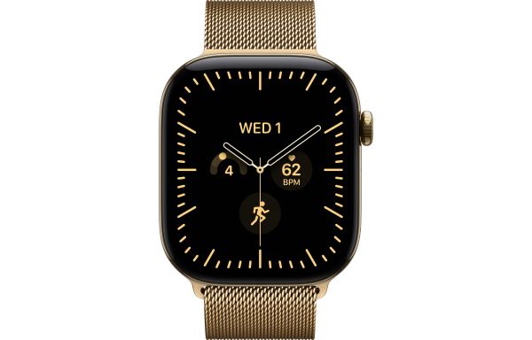 Apple Watch Series 12 LTE 46mm Radiant Gold Tit. Case w. Radiant Gold Milanese L. S/M (MJGU4)