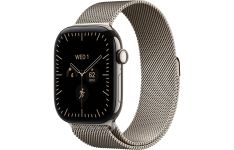 Apple Watch Series 12 GPS + Cellular 46mm Natural Titanium Case with Natural Milanese L. S/M (MJGP4)