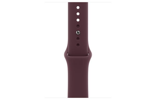 Apple Watch Series 12 LTE 46mm Radiant Gold Titanium Case with Burgundy Sport Band M/L (MJGT4)