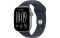 Apple Watch Series 12 GPS + Cellular 46mm Space Gray Al Case with Navy Blue Sport Band S/M (MJG64)