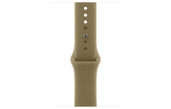 Apple Watch Series 12 GPS 46mm Dark Bronze Aluminum Case with Olive Sport Band S/M (MJEQ4)