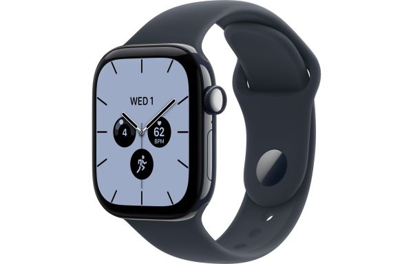 Apple Watch Series 12 GPS + Cellular 42mm Night Blue Ceramic Case w Navy Blue Sport Band S/M (MJGY4)