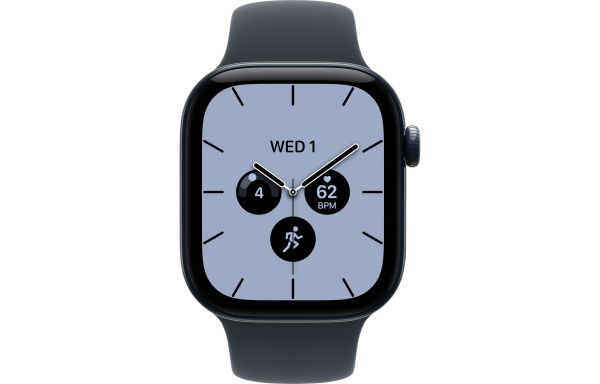 Apple Watch Series 12 GPS + Cellular 42mm Night Blue Ceramic Case w Navy Blue Sport Band S/M (MJGY4)
