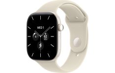 Apple Watch Series 12 GPS + Cellular 46mm Pearl White Ceramic Case with Sand Sport Band M/L (MJH24)