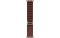 Apple Watch Ultra 4 Natural Titanium Case with Burgundy Alpine Loop - Small (MJCR4+MK7D4)
