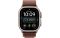 Apple Watch Ultra 4 Natural Titanium Case with Burgundy Alpine Loop - Small (MJCR4+MK7D4)