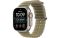 Apple Watch Ultra 4 Natural Titanium Case with Translucent Kelp Ocean Band (MJCR4+MK7M4)