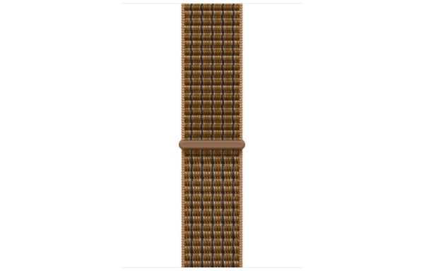 Apple Watch Series 12 GPS 46mm Dark Bronze Al Case with Light Umber Plaid Sport Loop (MJFW4+MK894)