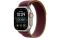 Apple Watch Ultra 4 Natural Titanium Case with Burgundy Trail Loop - M/L (MJCR4+MK8H4)