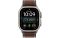 Apple Watch Ultra 4 Natural Titanium Case with Dark Umber Trail Loop - M/L (MJCR4+MK8K4)