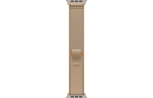 Apple Watch Ultra 4 Natural Titanium Case with Sand Trail Loop - S/M (MJAJ4)