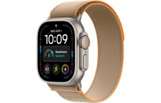Apple Watch Ultra 4 Natural Titanium Case with Sand Trail Loop - M/L (MJAQ4)