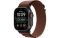 Apple Watch Ultra 4 Black Titanium Case with Burgundy Alpine Loop - Large (MJC24)
