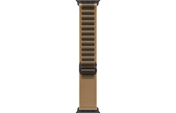 Apple Watch Ultra 4 Black Titanium Case with Desert Alpine Loop - Small (MJCT4+MKF34)