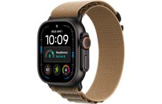 Apple Watch Ultra 4 Black Titanium Case with Desert Alpine Loop - Large (MJCT4+MKF54)