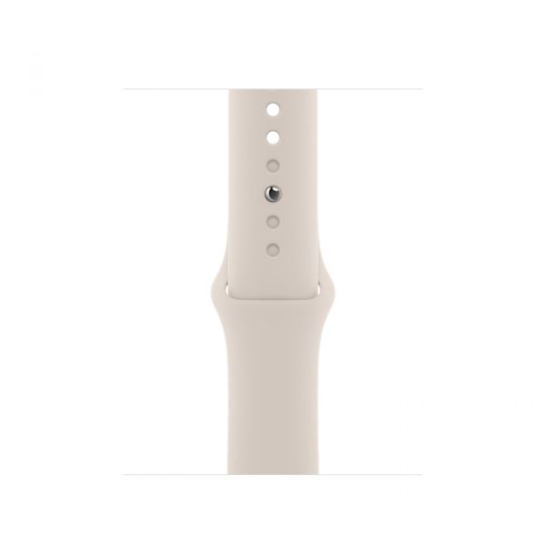 Apple Watch Series 7 LTE 41mm Starlight Aluminum Case With Starlight Sport Band (MKH83)