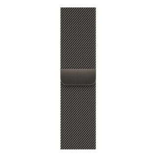 Apple Watch Series 7 GPS + Cellular 41mm Graphite Stainless Steel Case with Graphite Milanese Loop (MKHK3)
