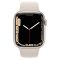 Apple Watch Series 7 GPS 45mm Starlight Aluminum Case with Starlight Sport Band (MKN63)