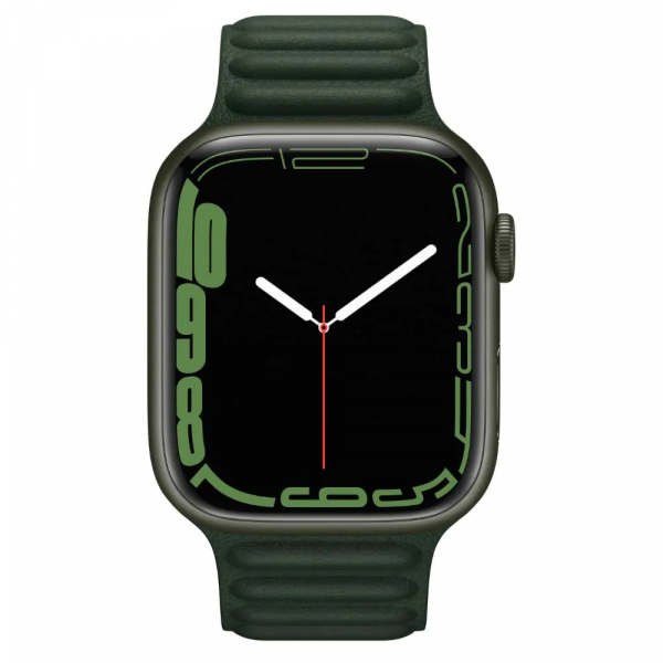 Apple Watch Series 7 GPS 45mm Green Aluminum Case with Solo Loop - Clover (MKNQ3+ML1D3)