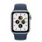 Apple Watch SE GPS 40mm Silver Aluminum Case w. Abyss Blue S. Band (MKNY3)