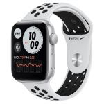 Apple Watch Nike SE GPS 44mm Silver Aluminium Case with Pure Platinum/Black Nike Sport Band (MKQ73)