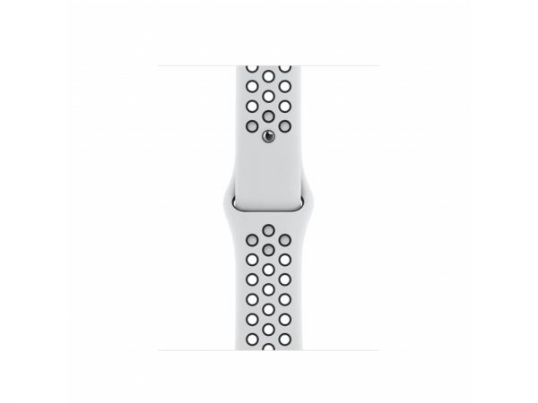 Apple Watch Nike SE GPS 44mm Silver Aluminium Case with Pure Platinum/Black Nike Sport Band (MKQ73)