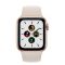 Apple Watch SE GPS 40mm Gold Aluminum Case with Starlight Sport Band (MKQ03)
