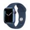 Apple Watch Series 7 LTE 41mm Blue Aluminum Case With Abyss Blue Sport Band (MKHC3)