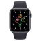Apple Watch SE GPS 44mm Space Gray Aluminum Case with Midnight Sport Band (MKQ63)