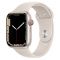 Apple Watch Series 7 LTE 45mm Starlight Aluminum Case with Starlight Sport Band (MKJ83)