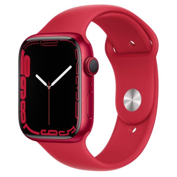 Apple Watch 7 4G 45mm PRODUCT RED Aluminum Case With PRODUCT RED Sport Band (MKJC3/MKM83)