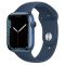 Apple Watch Series 7 GPS 45mm Blue Aluminum Case With Blue Sport Band (MKN83)
