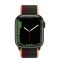Apple Watch Series 7 GPS 41mm Green Aluminum Case With Dark Cherry/Forest Green Sport Loop (MKNF3)