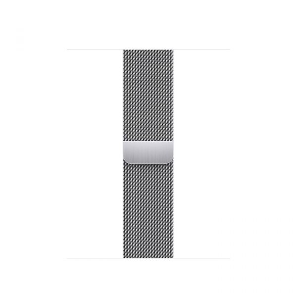 Apple Watch Series 8 GPS + Cellular 41mm Silver S. Steel Case w. Milanese Loop Silver (MNJ73/MNJ83)