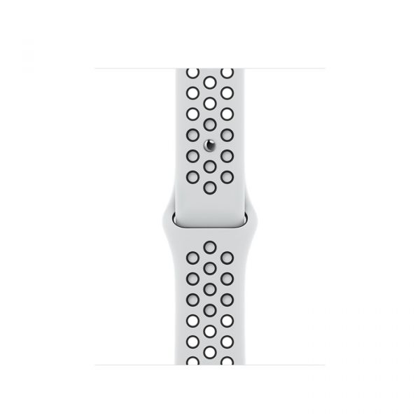 Apple Watch Nike Series 7 GPS 41mm Starlight Aluminum Case w. Pure Platinum/Black (MKN33)